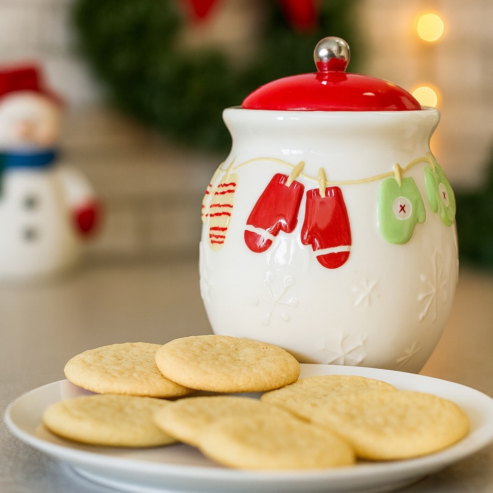 Hallmark 90's  Vintage Mitten Cookie Jar